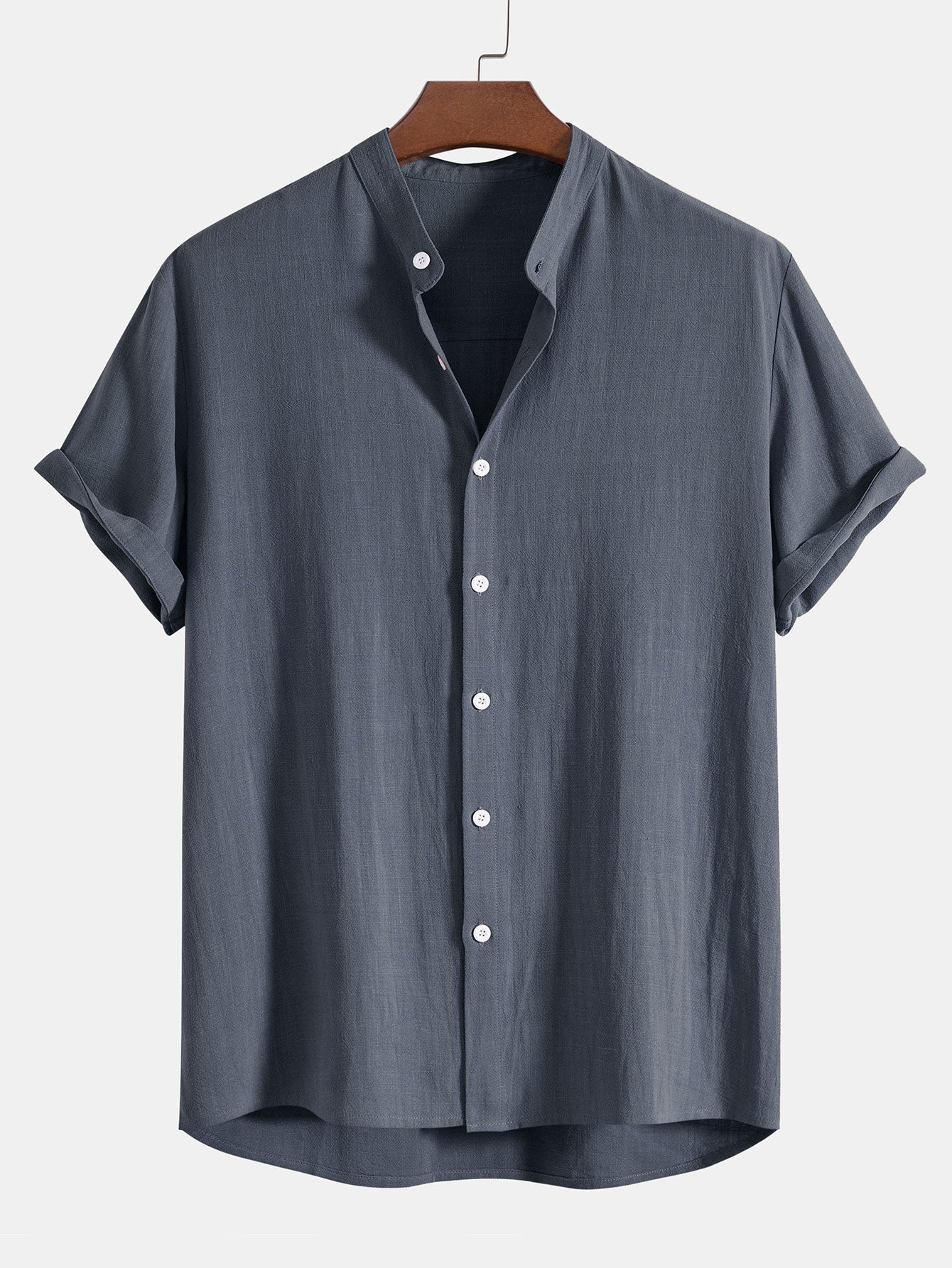 Men's Linen Shirt Casual Style-4