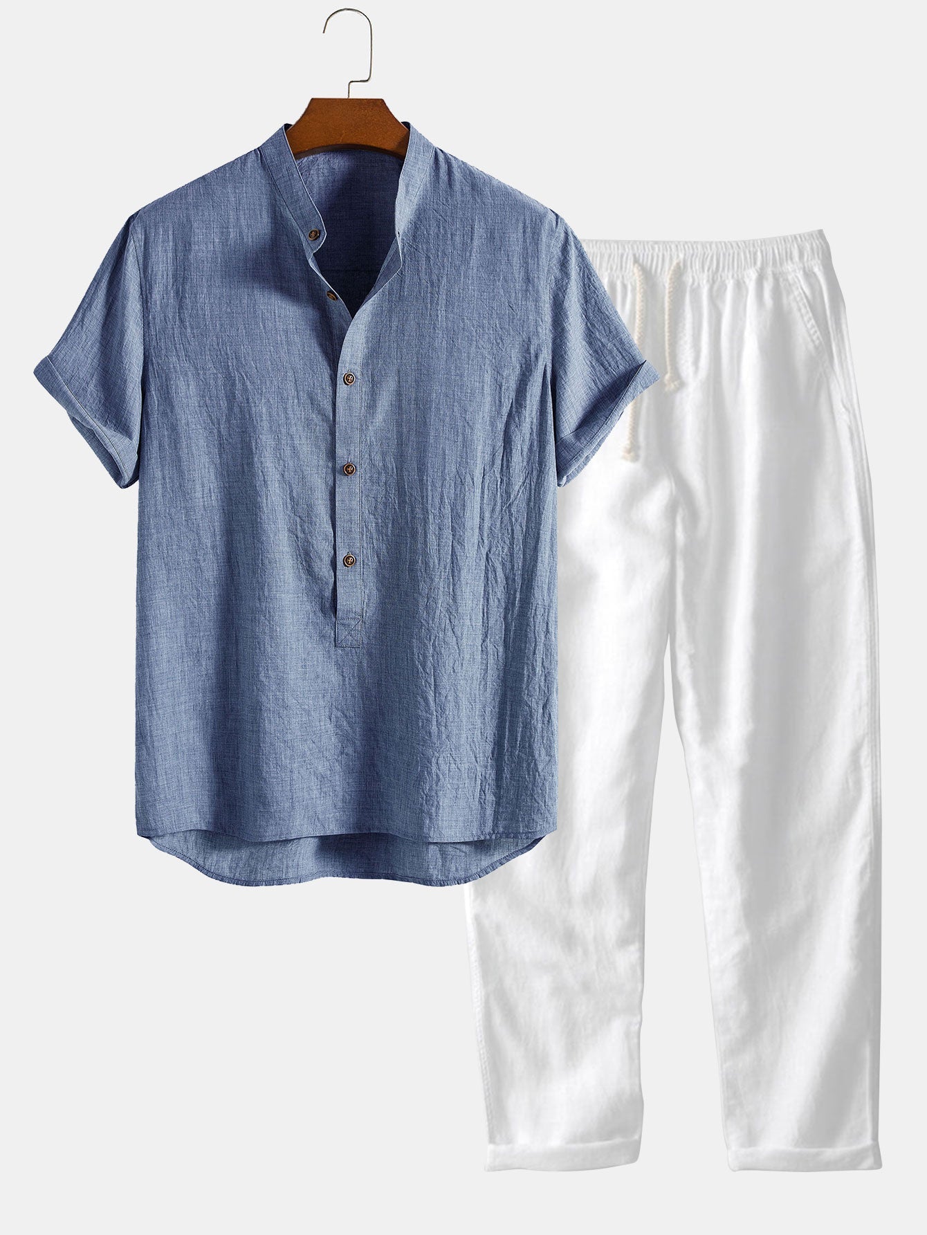 Variant image for Women's Loungewear Set Linen Cotton-7