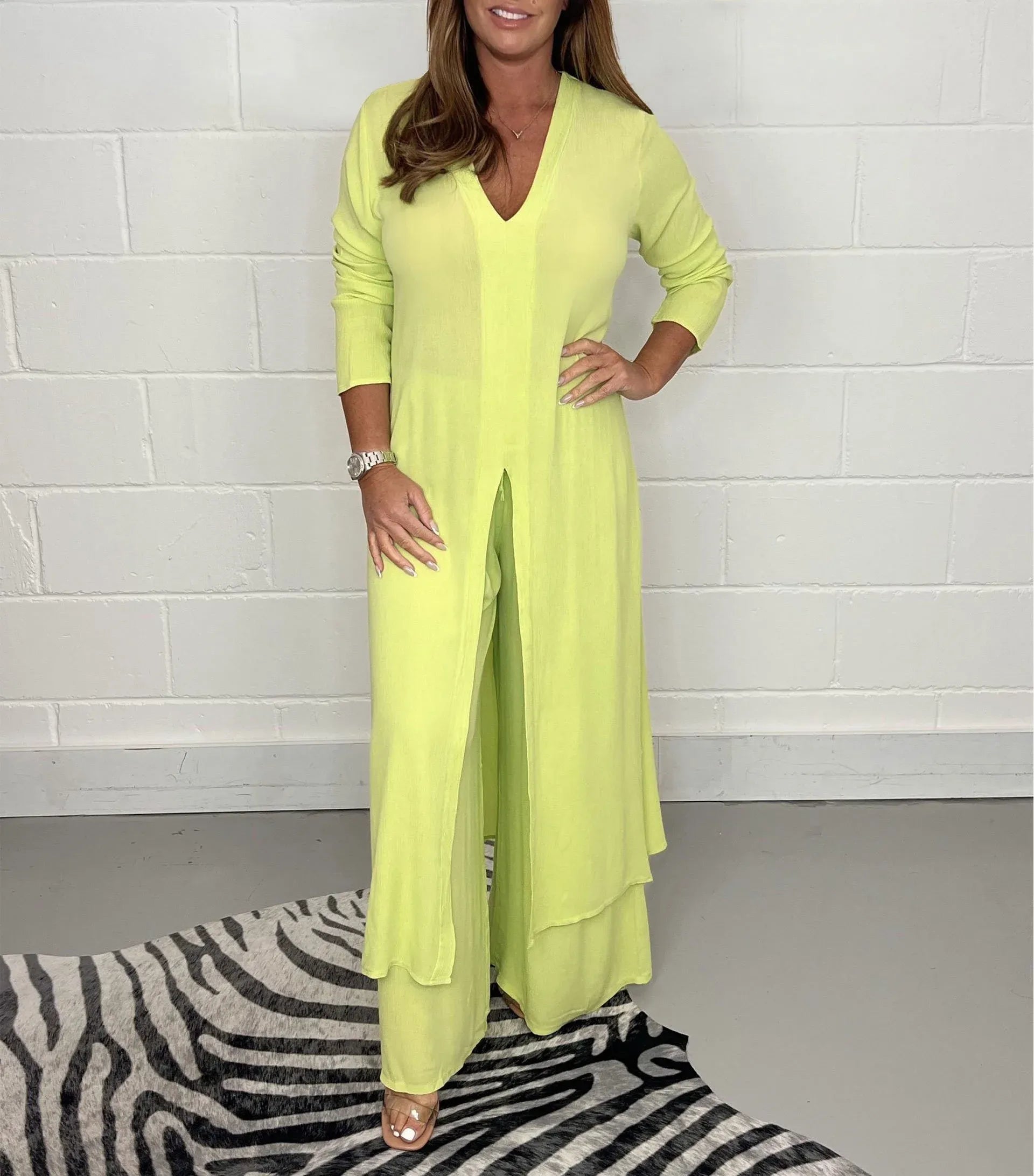 Variant image for Women's Cotton Two-Piece Outfit Set-33