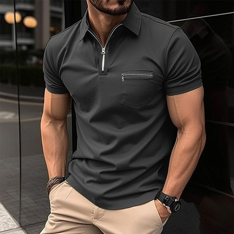 Men's Polo Shirt | Classic Long Sleeve Style-1