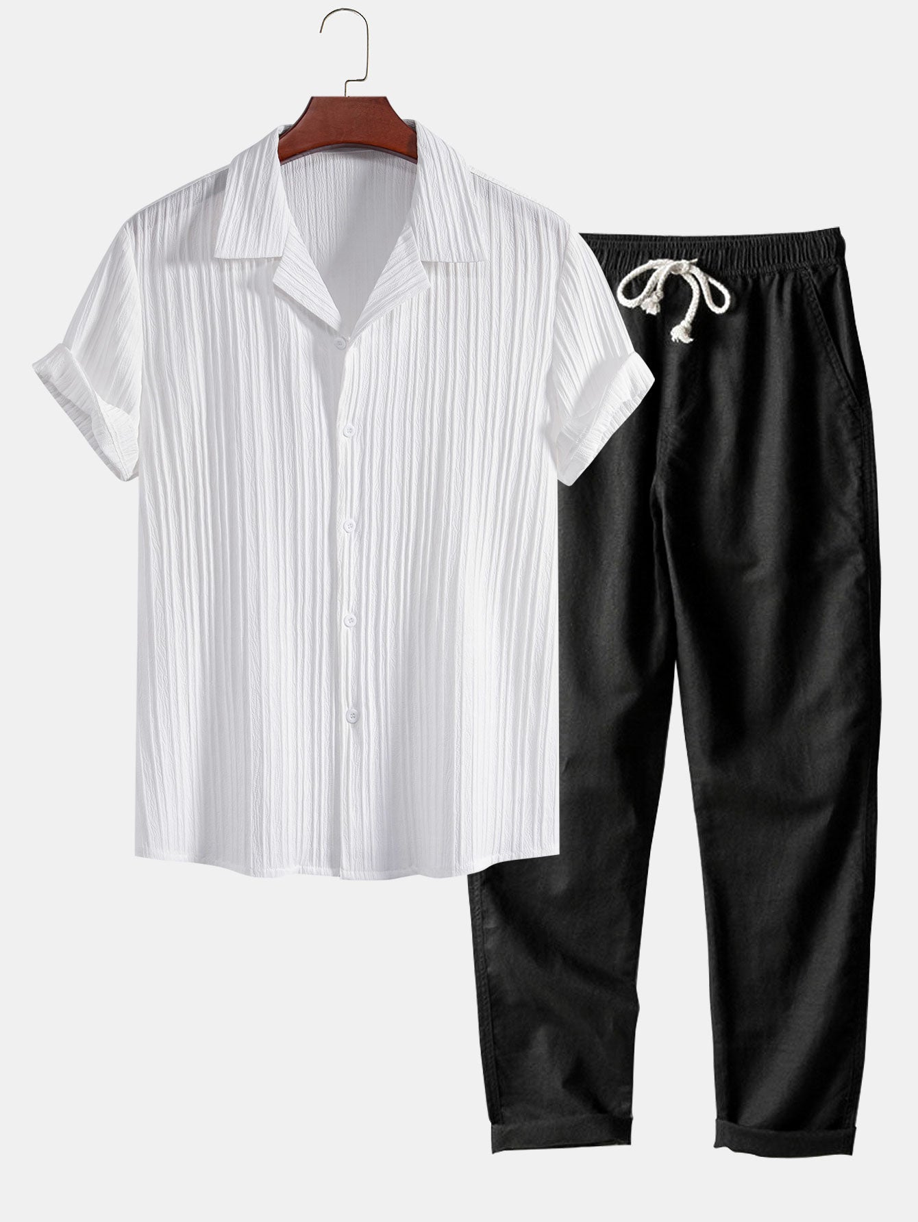 Variant image for Women's Loungewear Set Polyester Cotton Linen-19