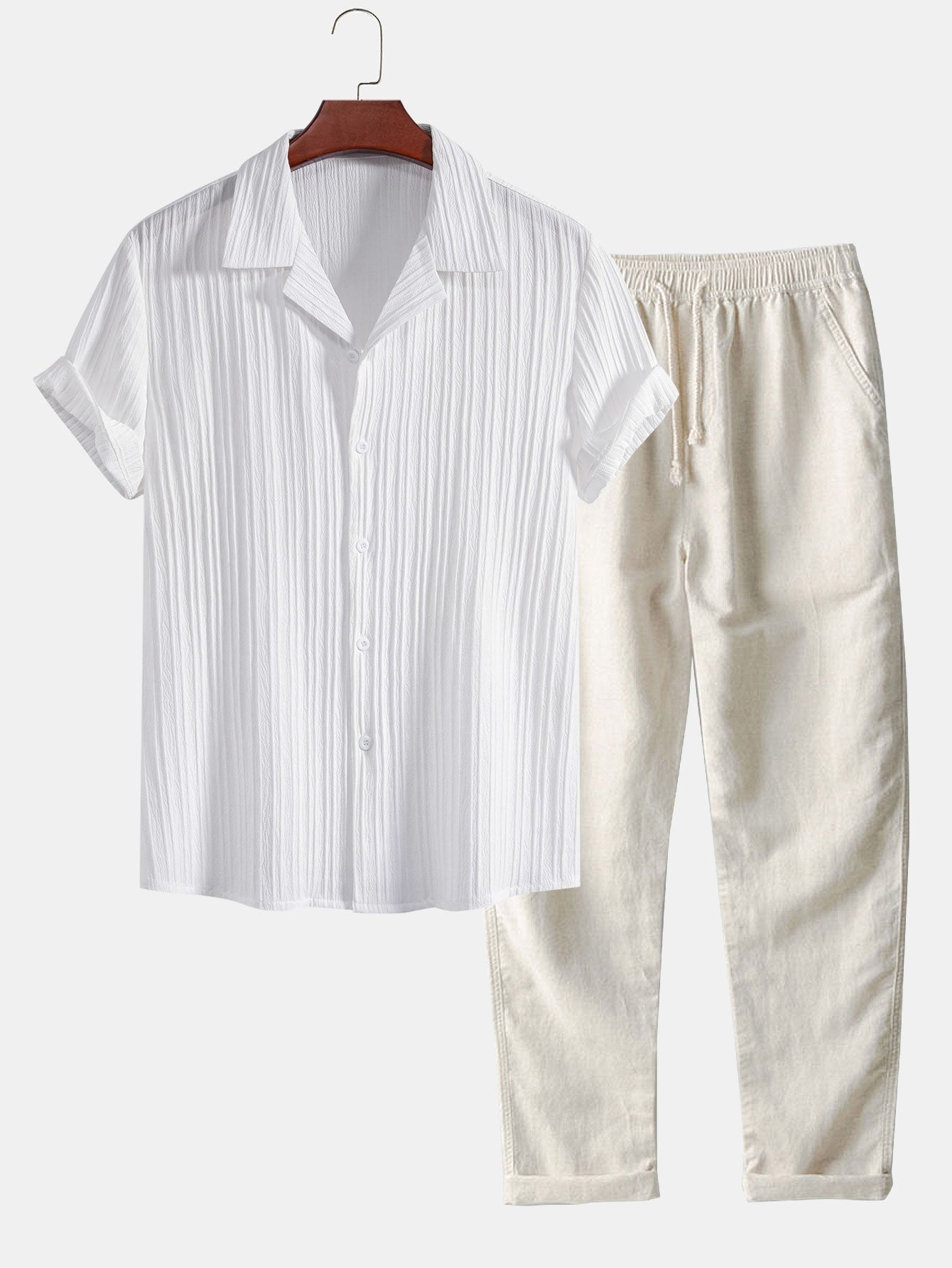 Variant image for Women's Loungewear Set Polyester Cotton Linen-25