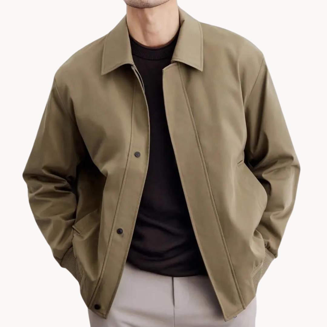 Men's Canvas Jacket Tailored Fit-1