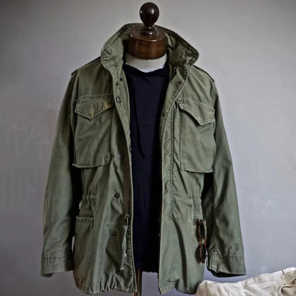 Men's Cotton Vintage Field Jacket-1