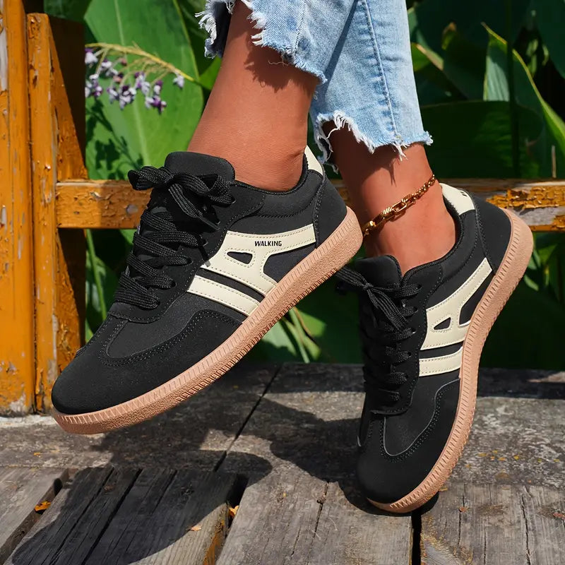 Women's Canvas White Sneakers-2