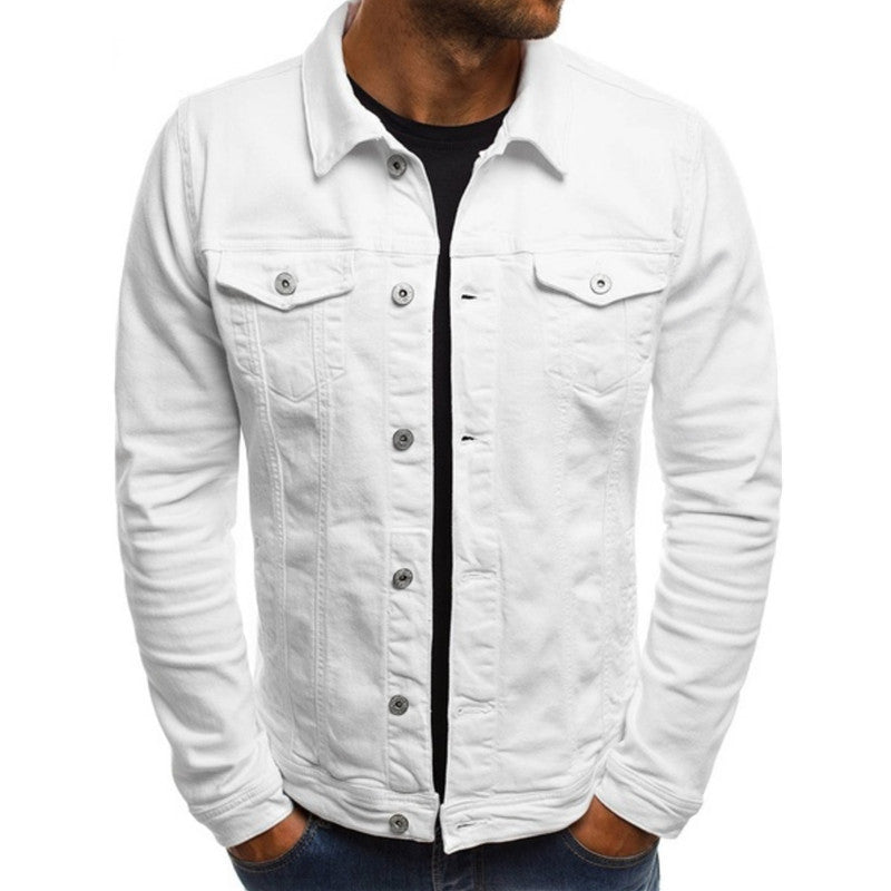 Men's Jacket Denim Casual-2