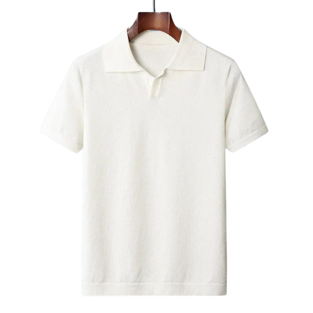 Men's Polo Shirt Soft Cotton Relaxed Fit-1