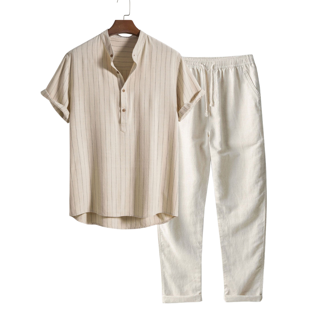 Women's Loungewear Set Linen Cotton-1