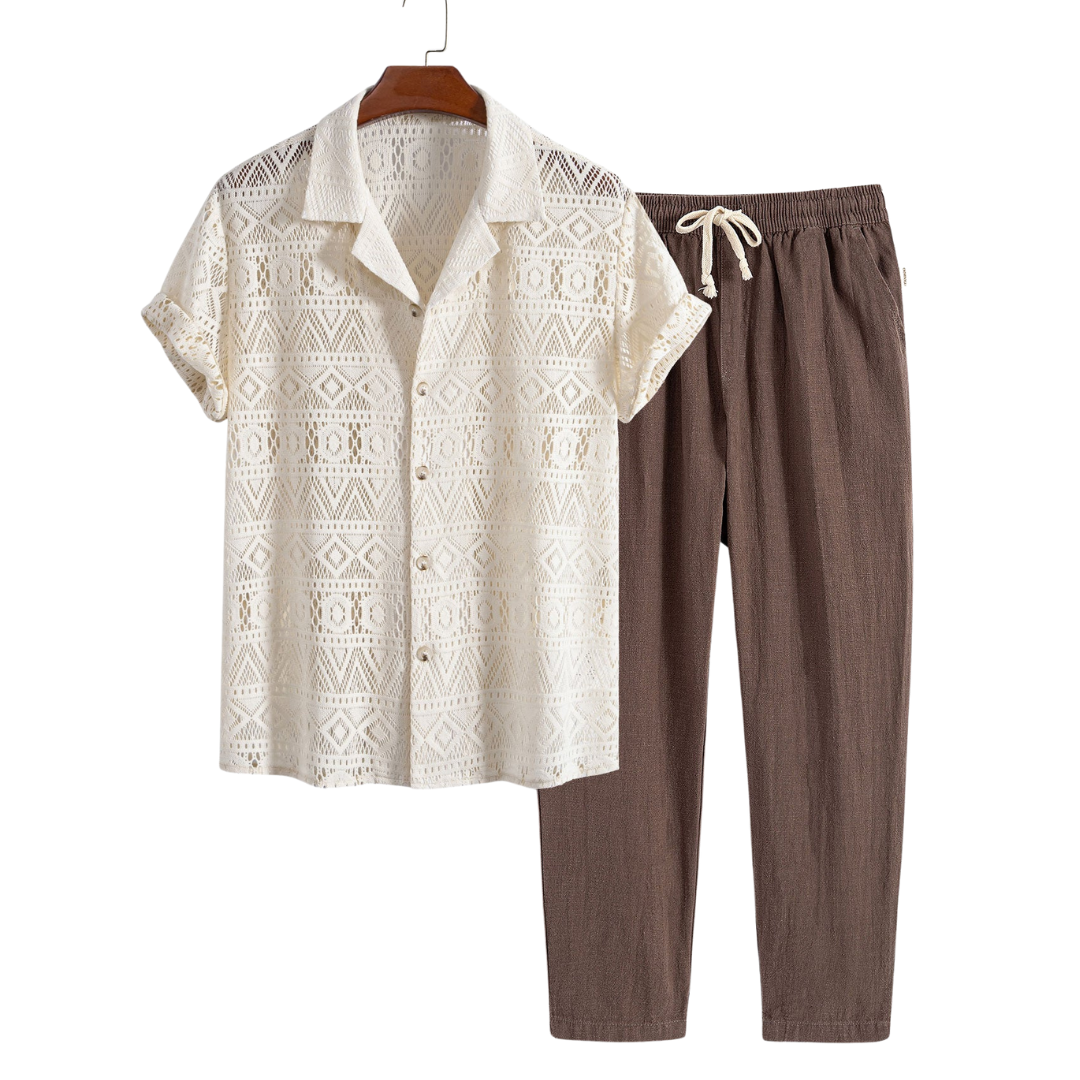 Women's Casual Set Polyester Cotton Linen-1