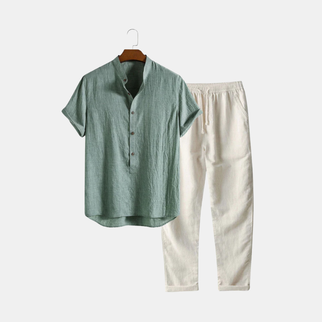 Men's Loungewear Set Linen