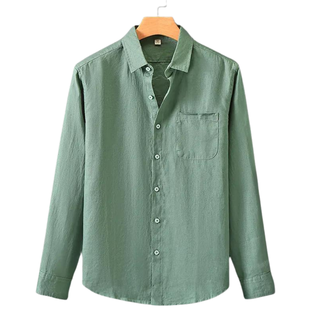 Men's Linen Shirt Premium Comfort Tailored Fit-2