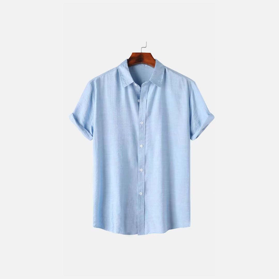 Men's Linen Shirt Lightweight Tailored Fit-4