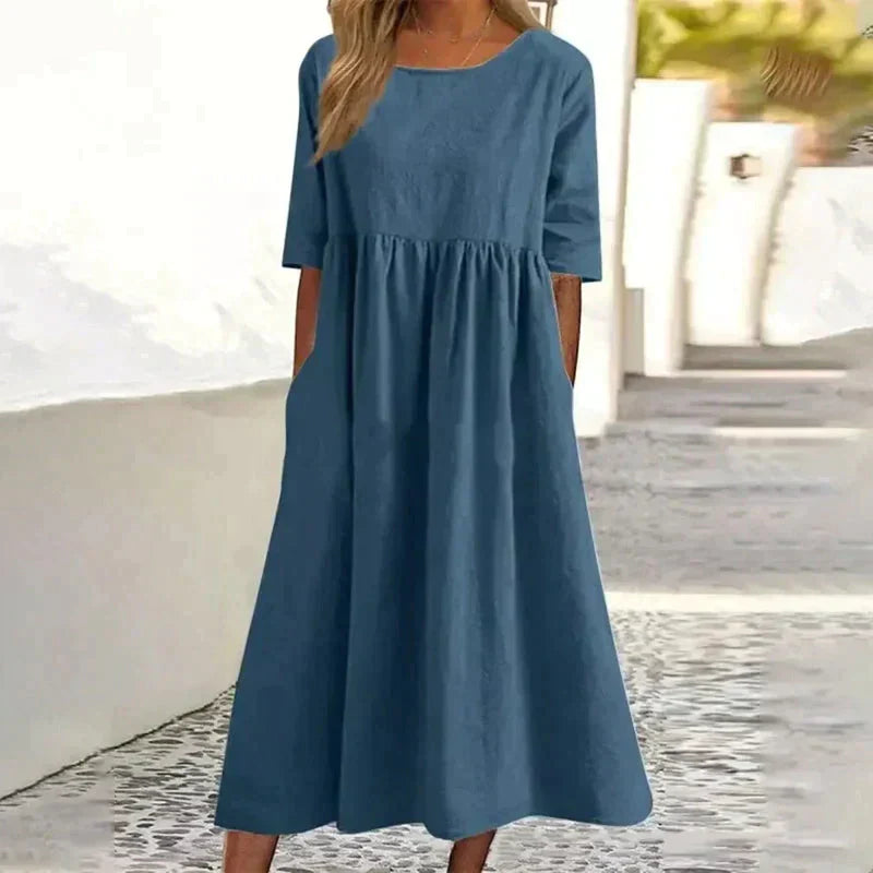 Astrid | Women's White Summer Dress-2