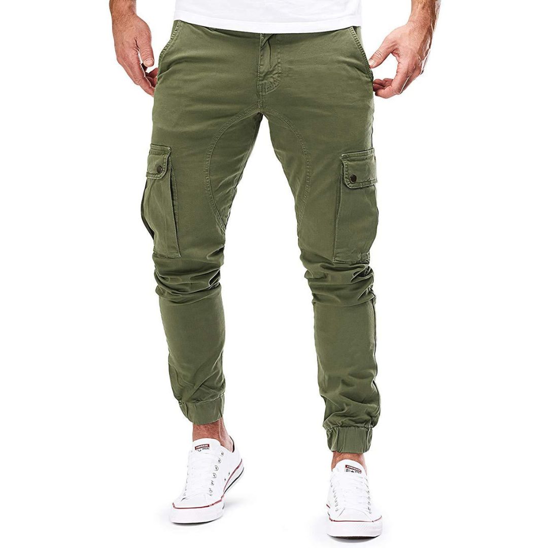 Men's Cargo Pants | Sporty Style with Pockets-1