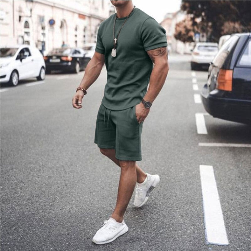 Stroll | Men's Shorts and T-Shirt Set-4