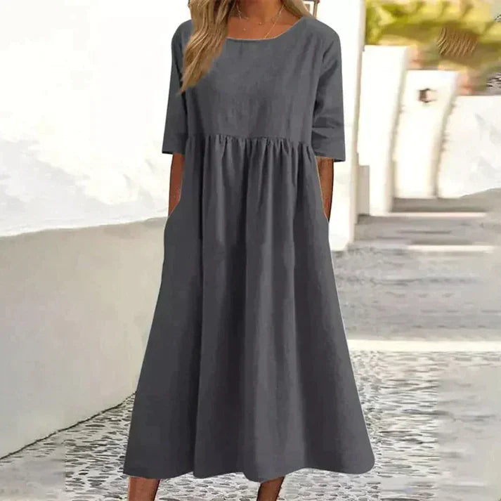 Astrid | Women's White Summer Dress-1