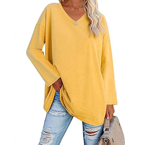 Nienke | Women's Long Sleeve V-Neck Top-1