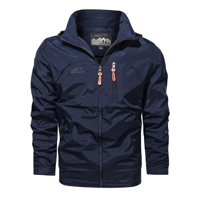 Men's Jacket Cotton Blend Tactical Windproof Outerwear-2
