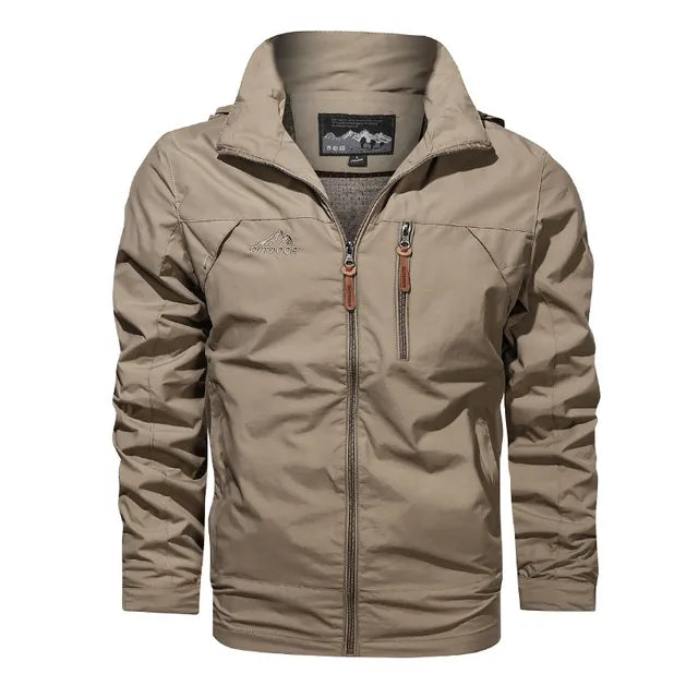 Variant image for Men's Jacket Cotton Blend Tactical Windproof Outerwear-33
