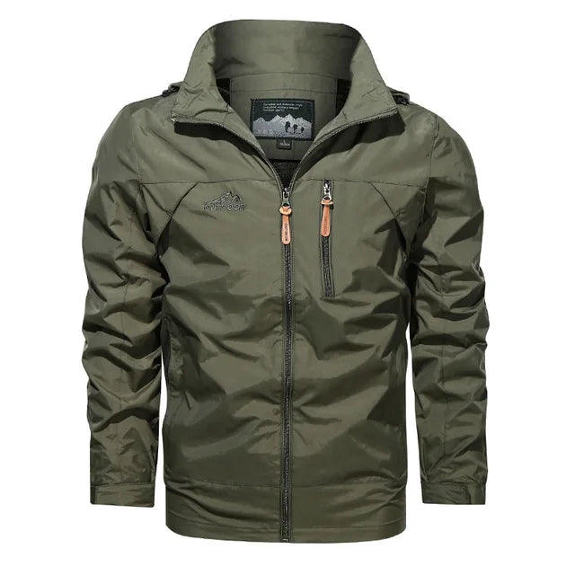 Variant image for Men's Jacket Cotton Blend Tactical Windproof Outerwear-25