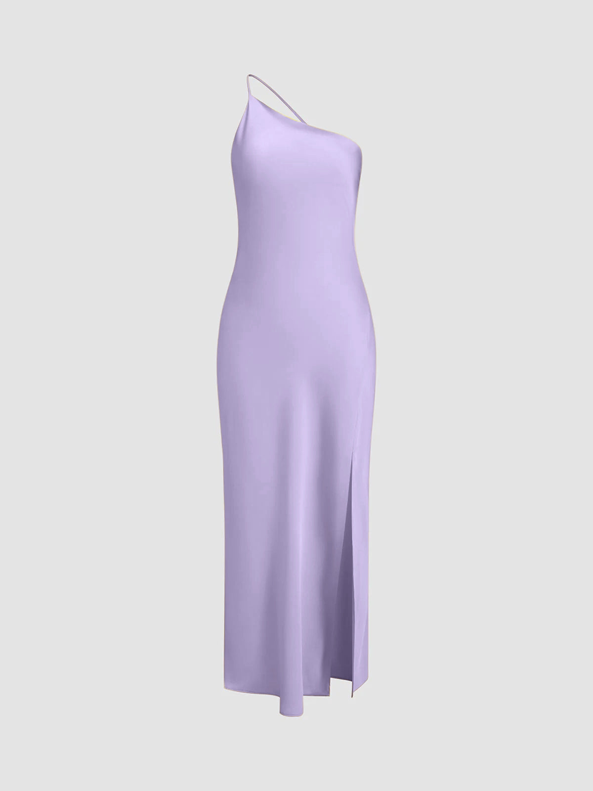 Variant image for Moonlight | Satin Long Dress with Back Splits-13