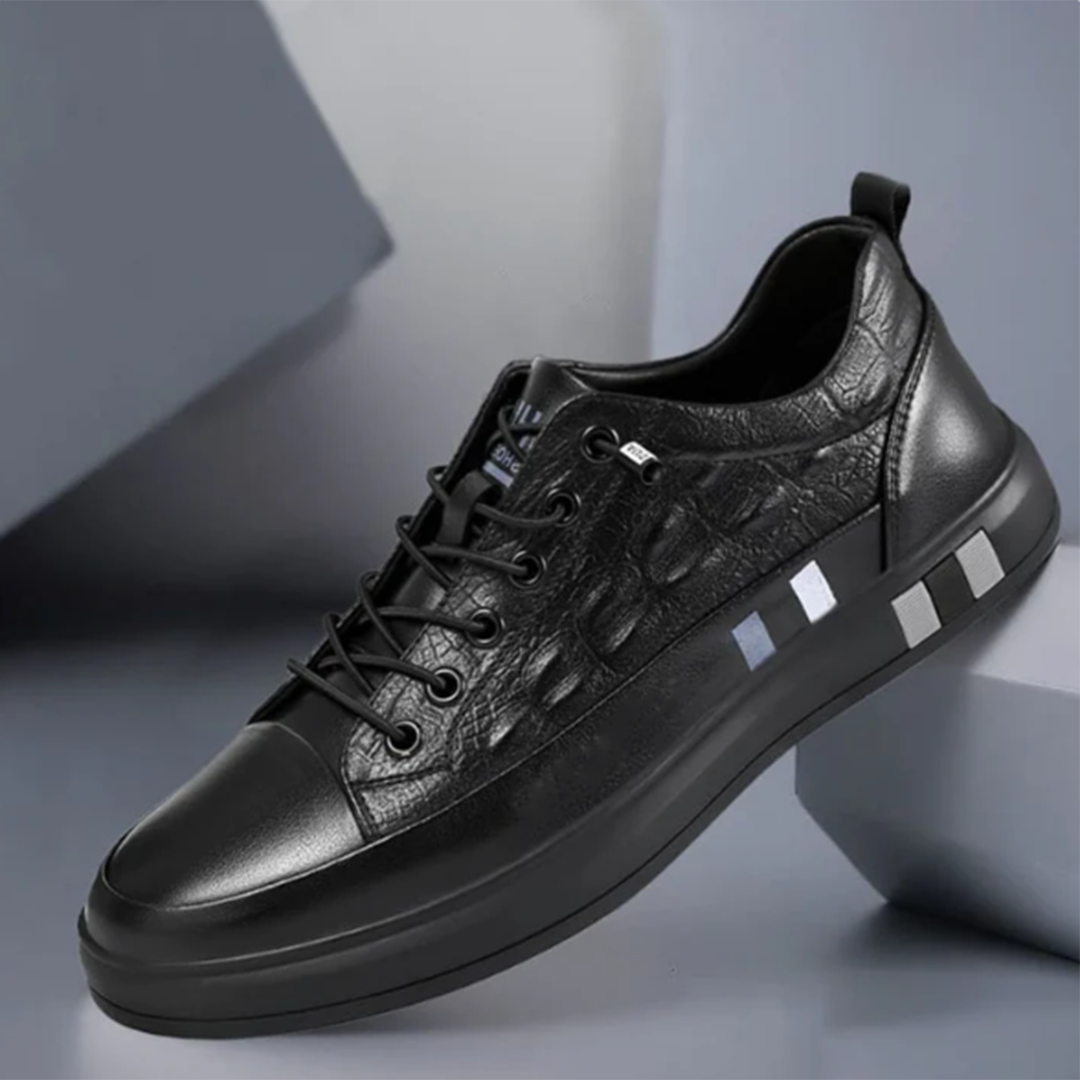 Variant image for Men's PU Leather Sneakers Stylish Casual Trainers-7