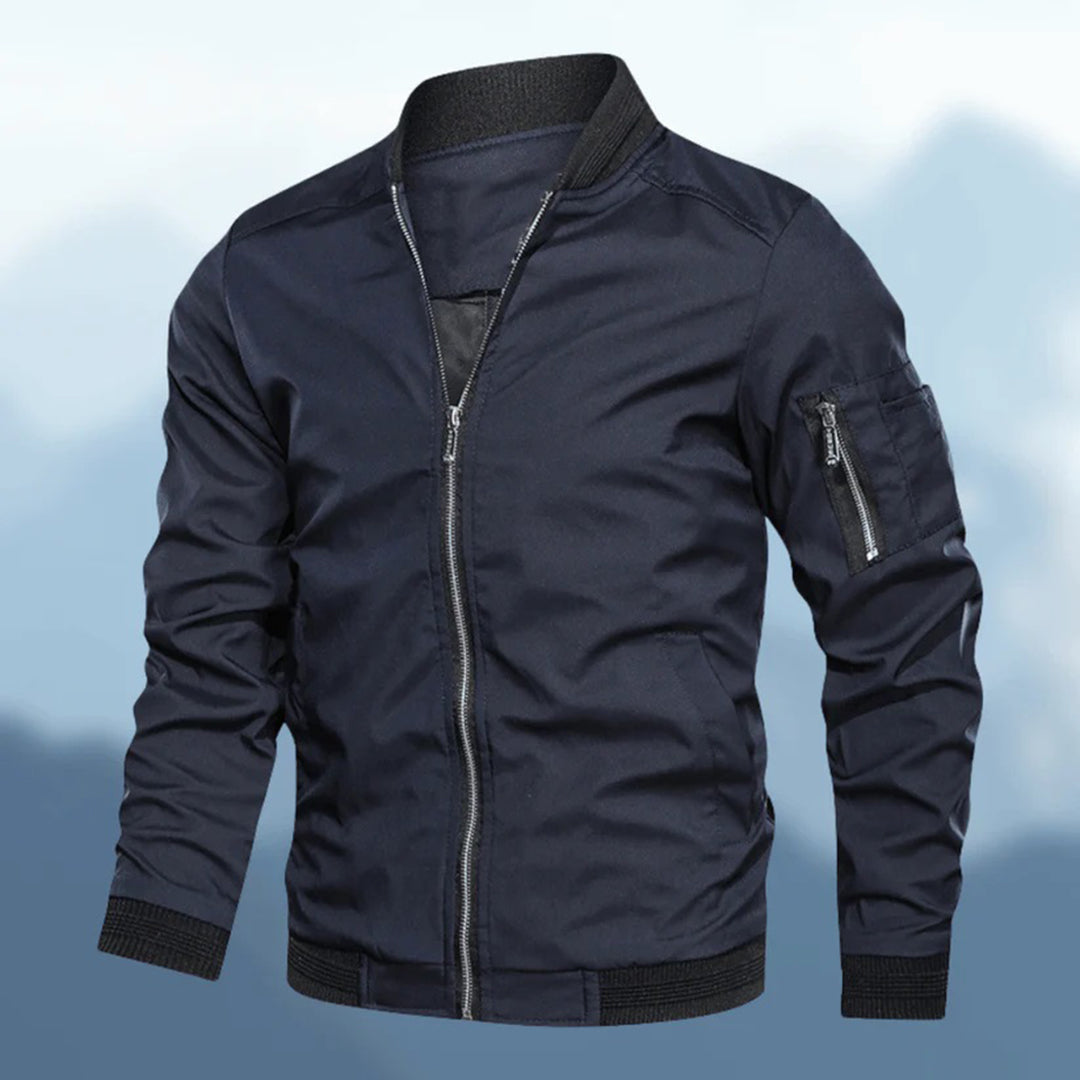 Men's Jacket Polyester Lightweight Spring Outerwear-6