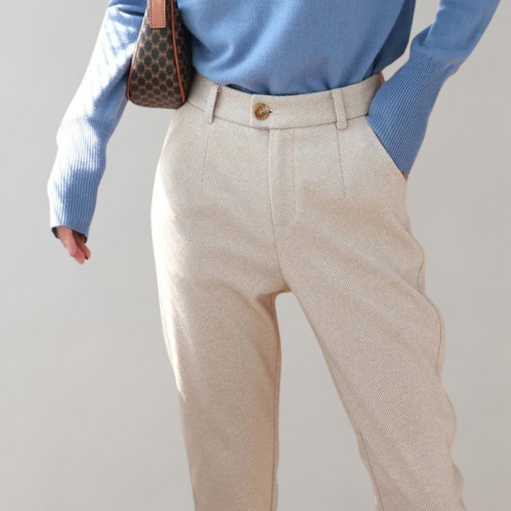 Women's Cotton Blend Comfortable Pants-1