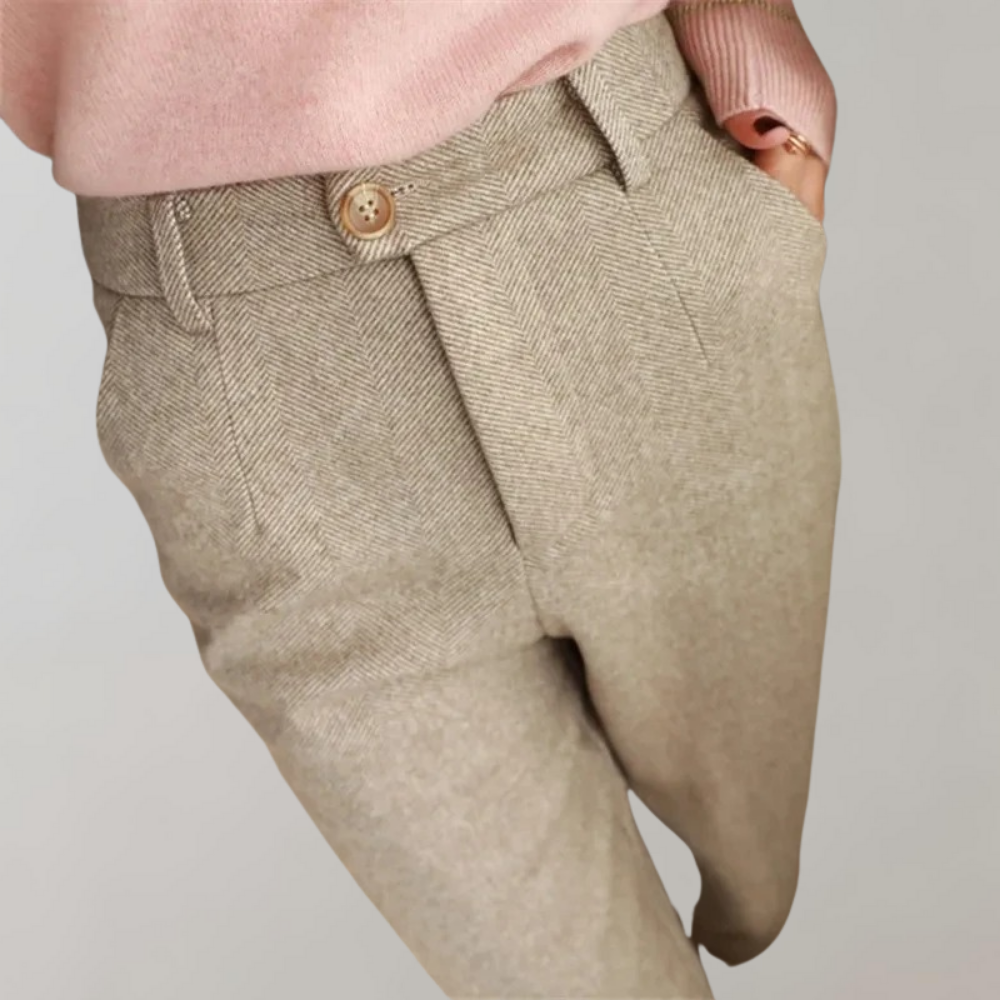 Women's Cotton Blend Comfortable Pants-4