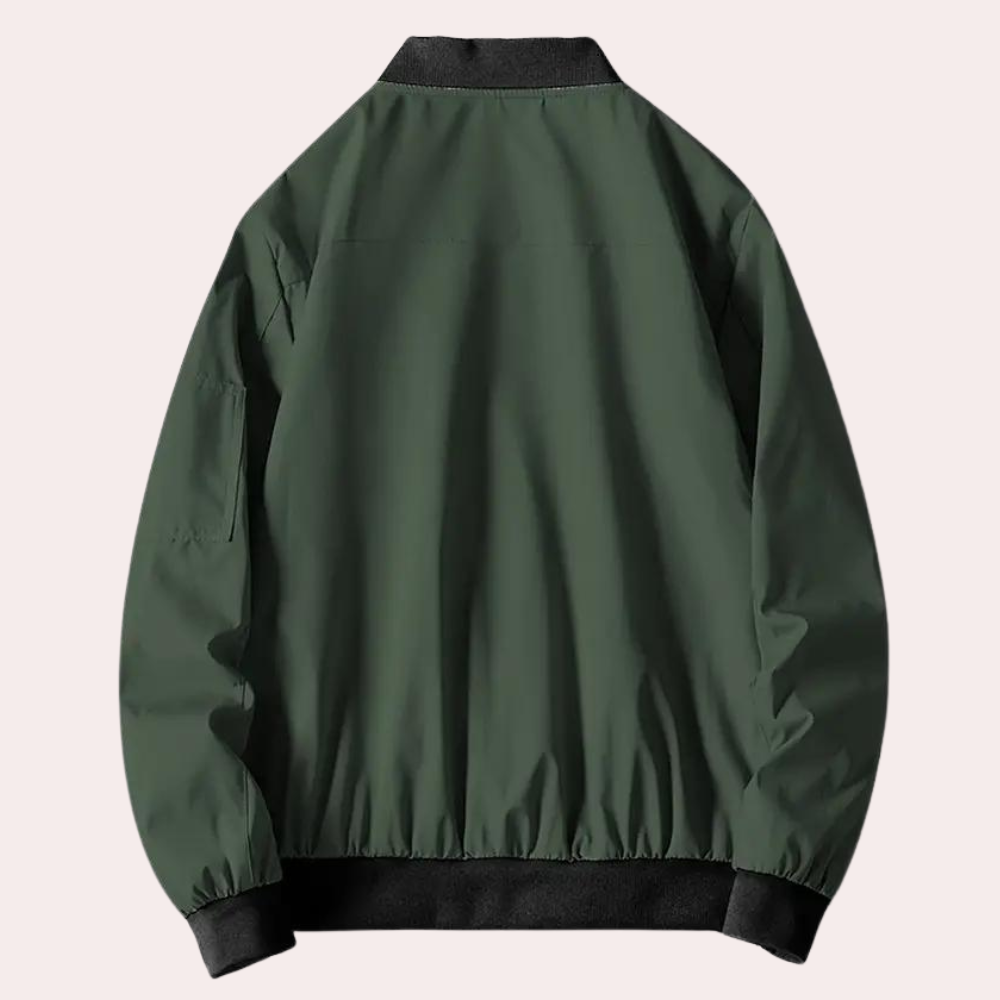 Men's Jacket Cotton Casual Bomber-2