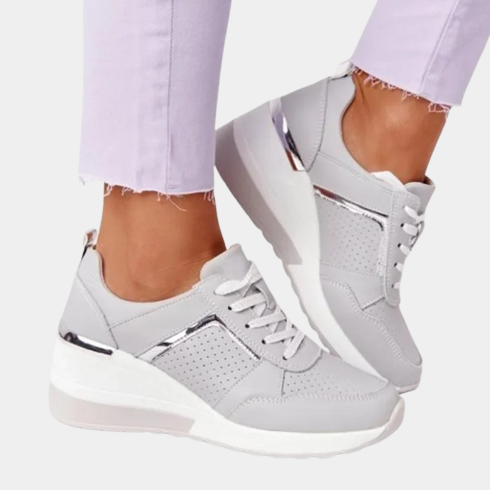 Women's White Slip-On Sneakers Comfortable Casual Footwear-1