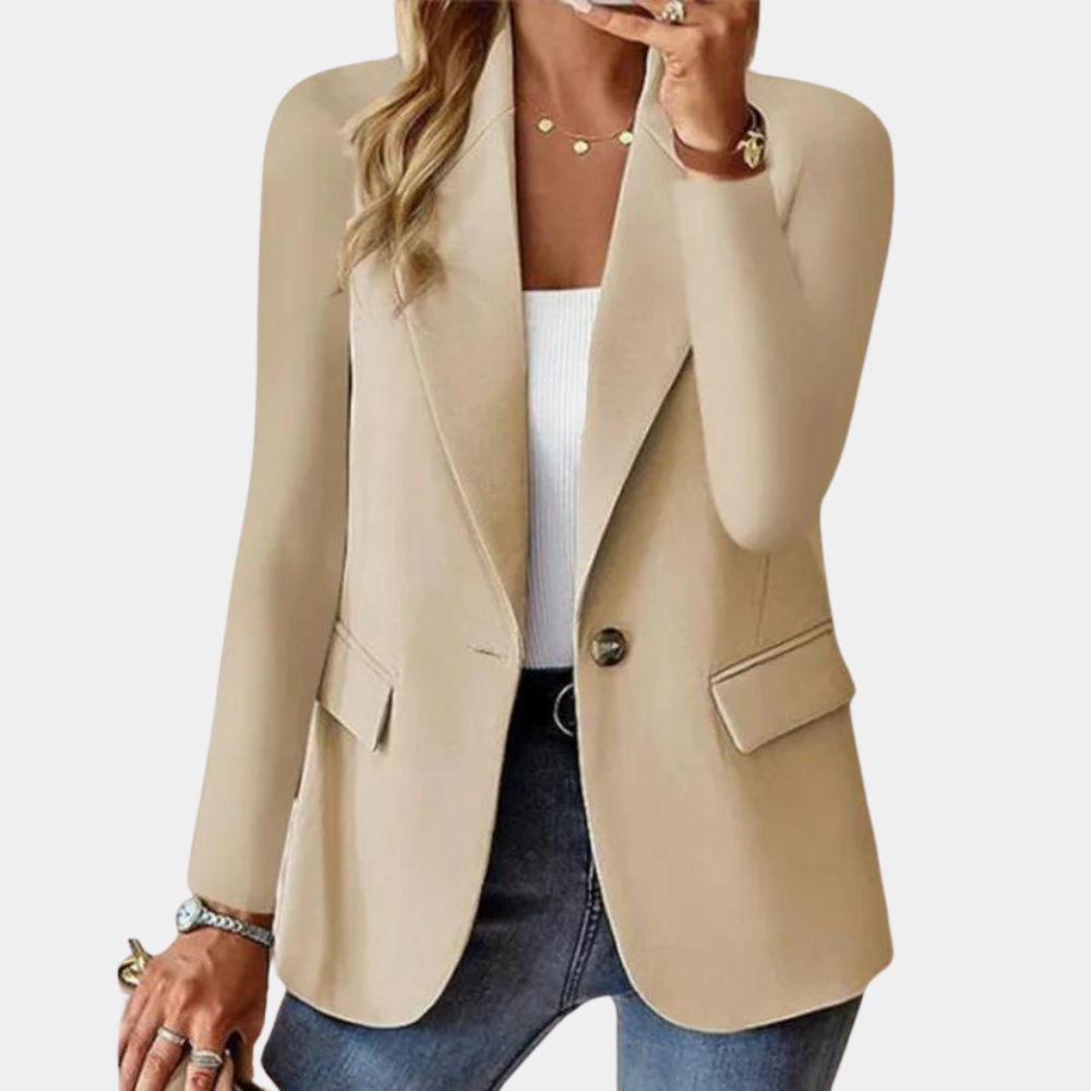 Women's High-Quality White Blazer-3