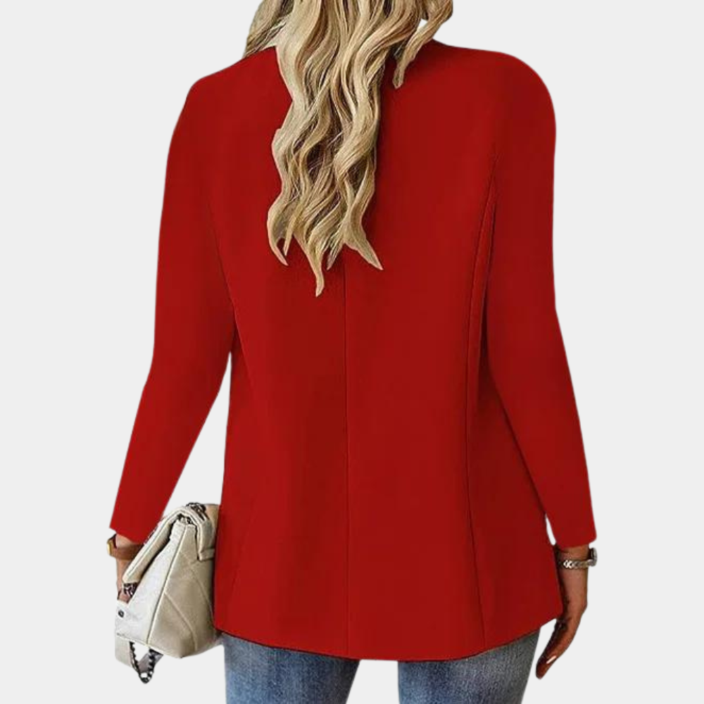 Women's High-Quality White Blazer-2