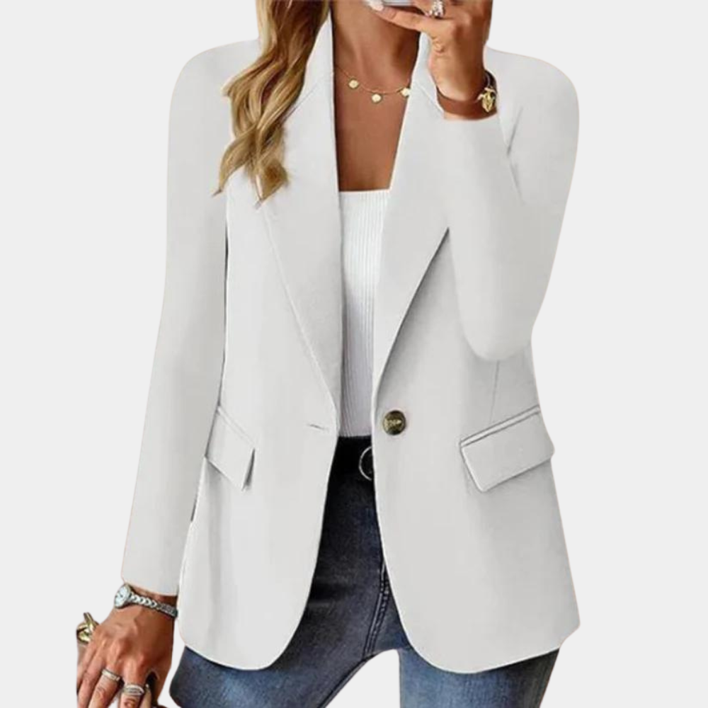 Women's High-Quality White Blazer-6