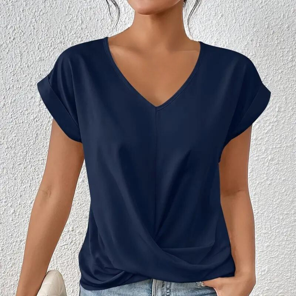 Variant image for Women's V-Neck Sweater Soft Knit-14