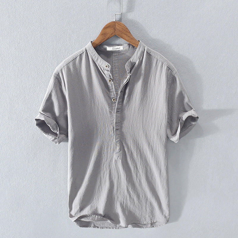 Men's Linen Shirt Premium Tailored Fit-4