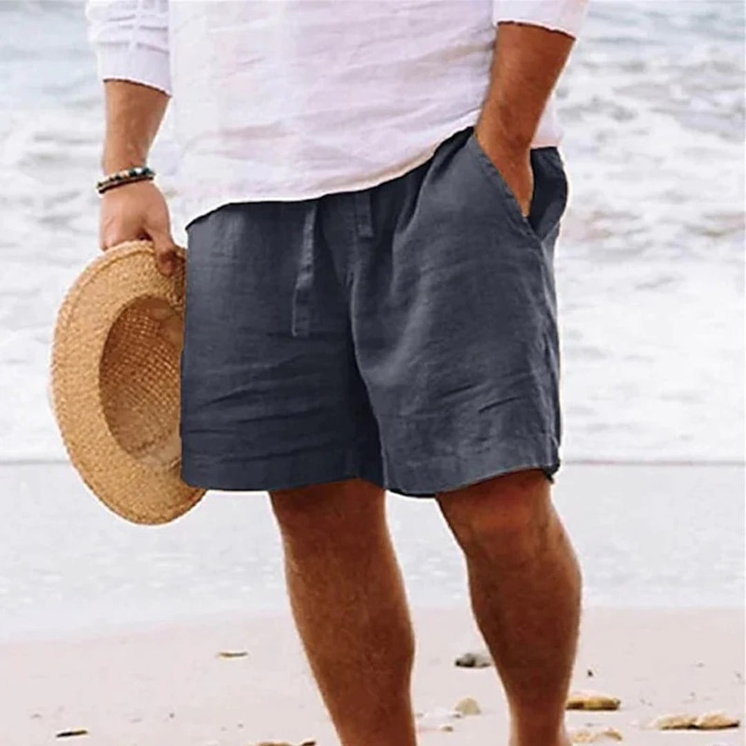 Men's Polyester Casual Shorts-2
