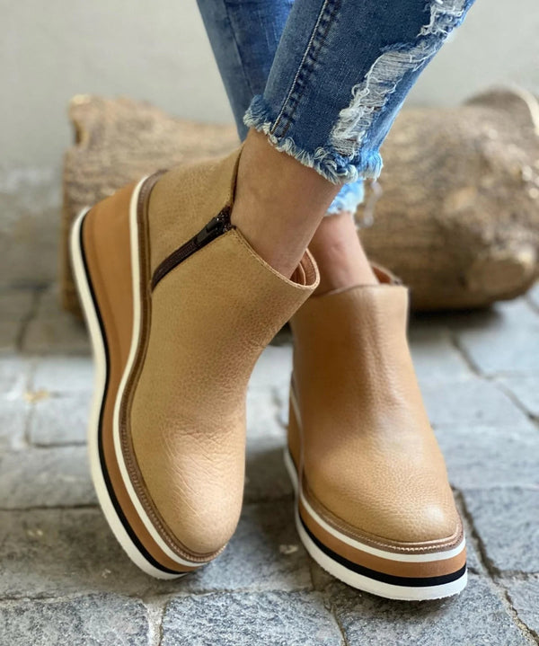 Variant image for Women's Leather Low Ankle Boots-19