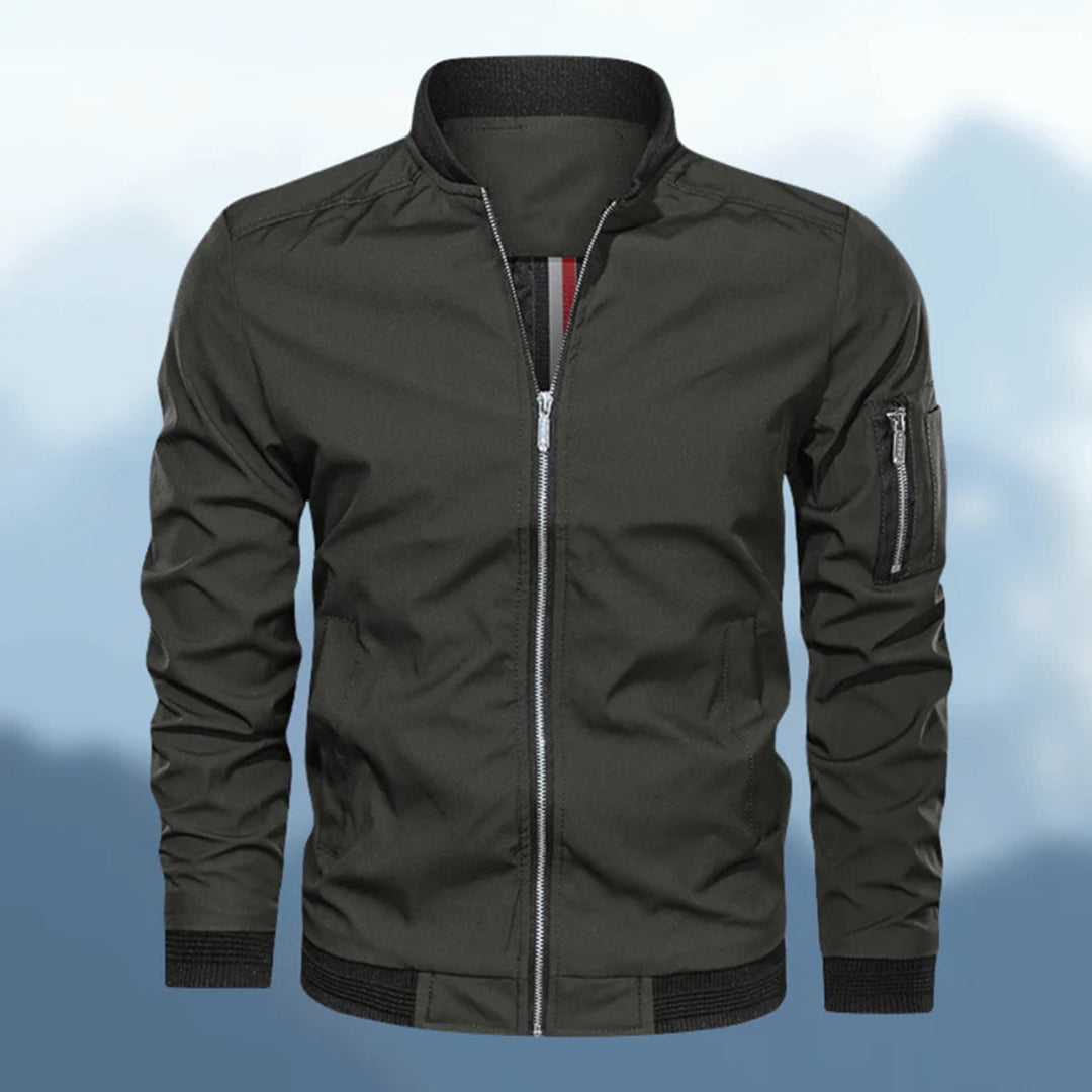 Variant image for Men's Jacket Polyester Lightweight Spring Outerwear-11