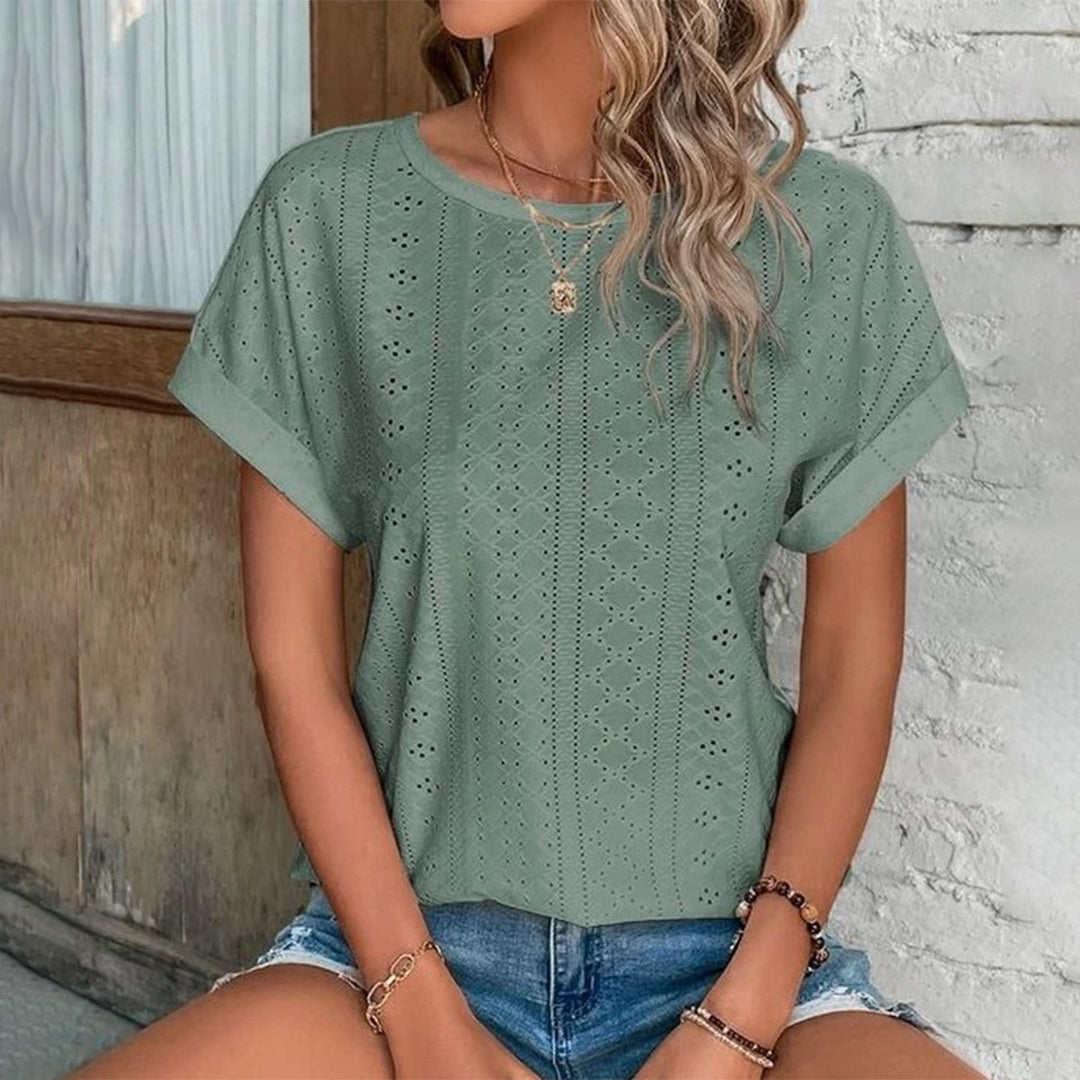 Women's Polyester Casual Shirt-3