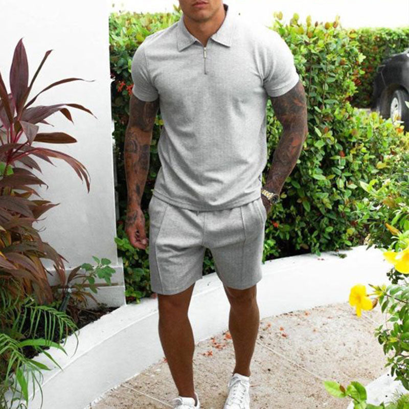 Men's Outfit | Stylish Summer Set in Comfortable Fabric-2