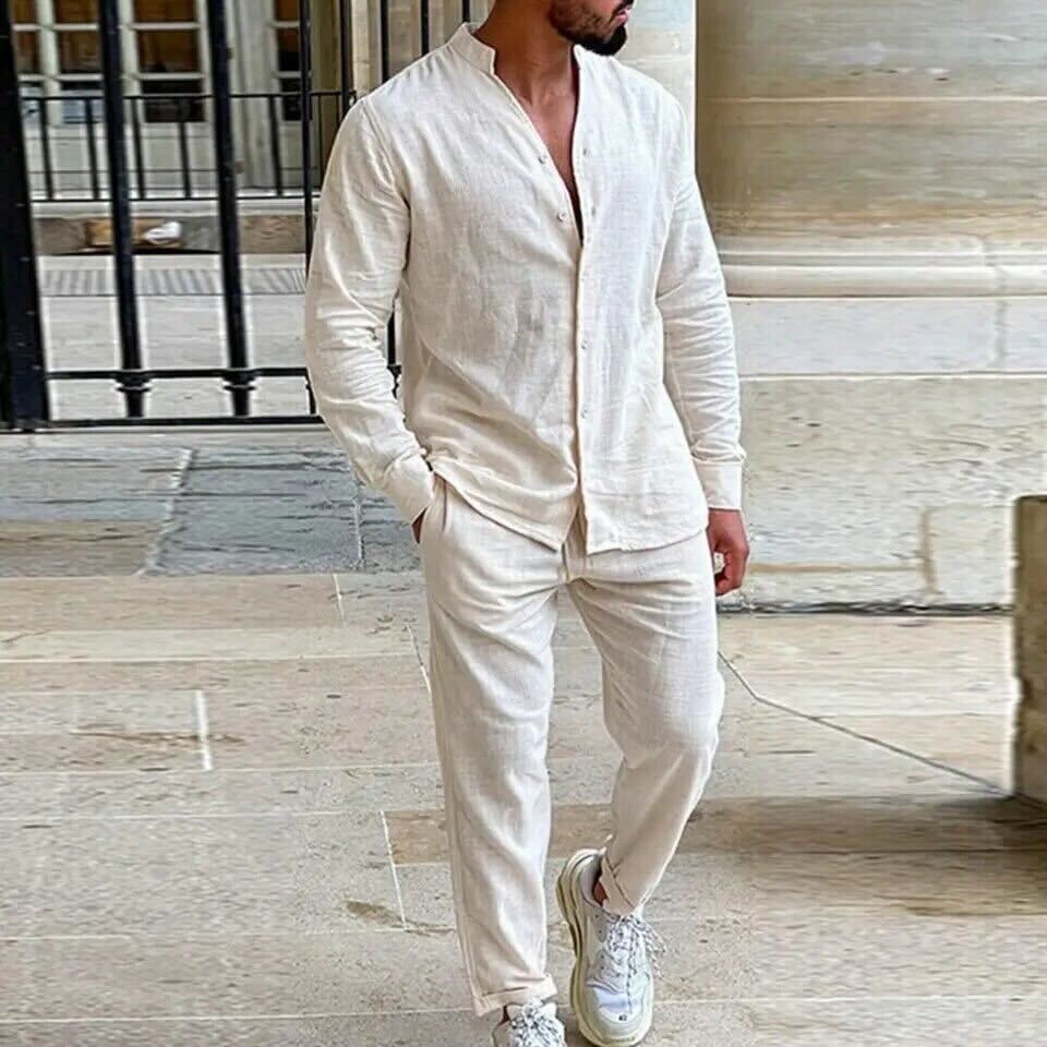 Men's Linen Set | Comfortable Summer Outfit-1