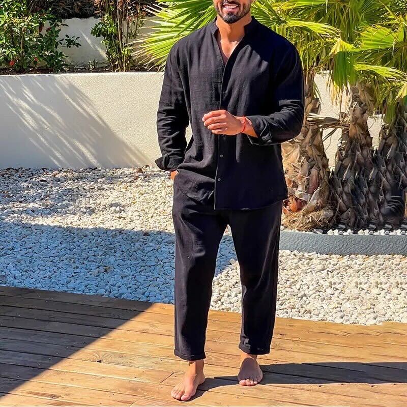 Men's Linen Set | Comfortable Summer Outfit-2