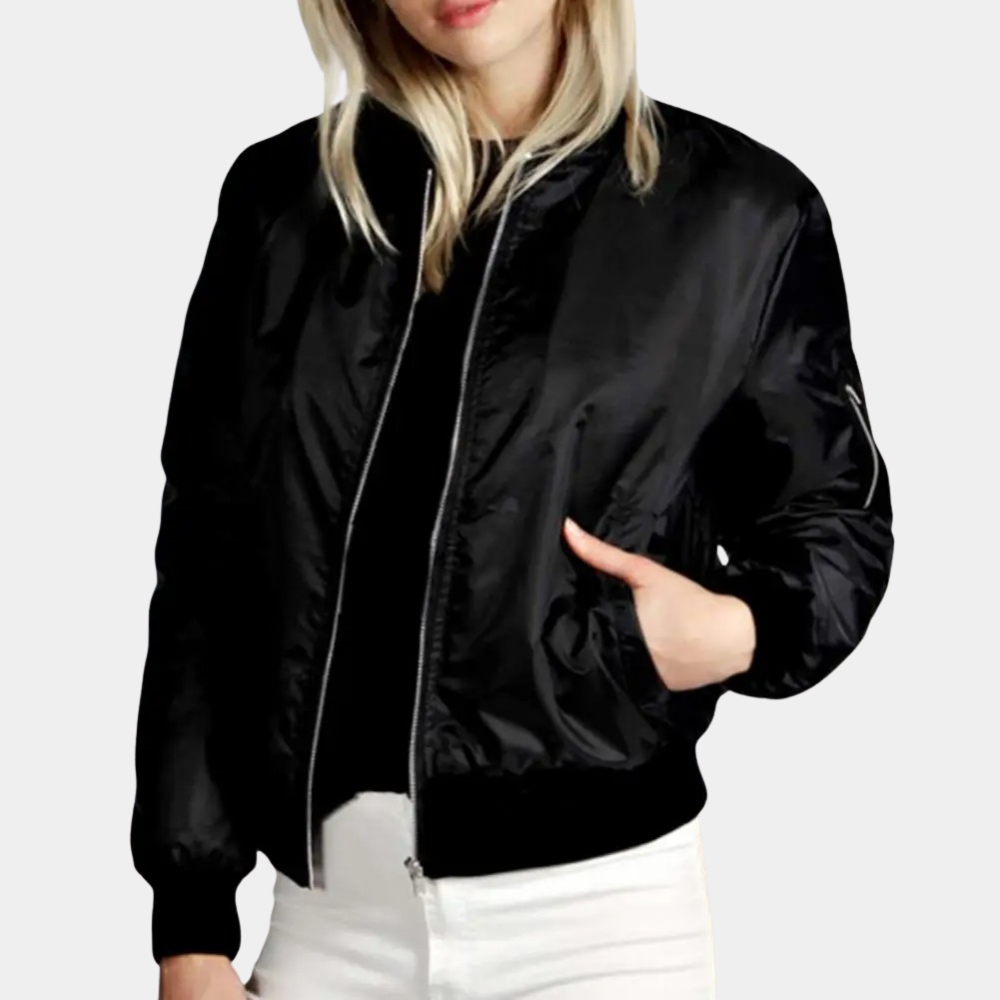 Women's Lightweight Summer Jacket Bomber-1