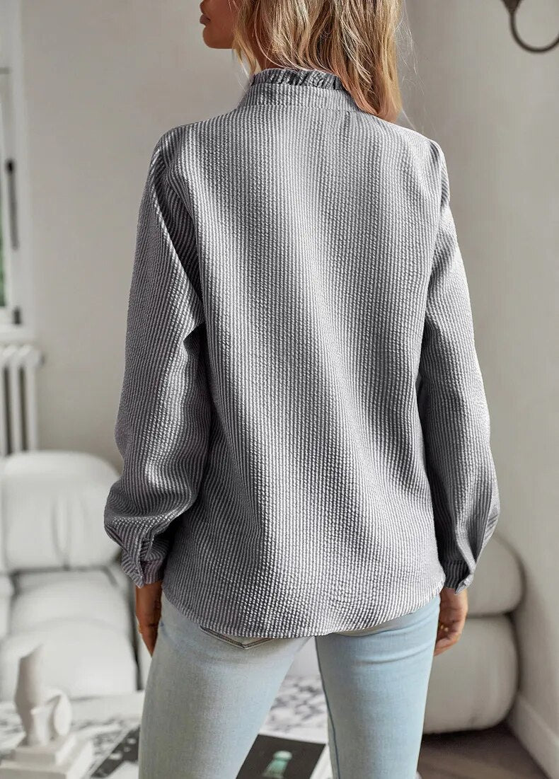 Johanne | Women's Elegant Blouse with Unique Design-6