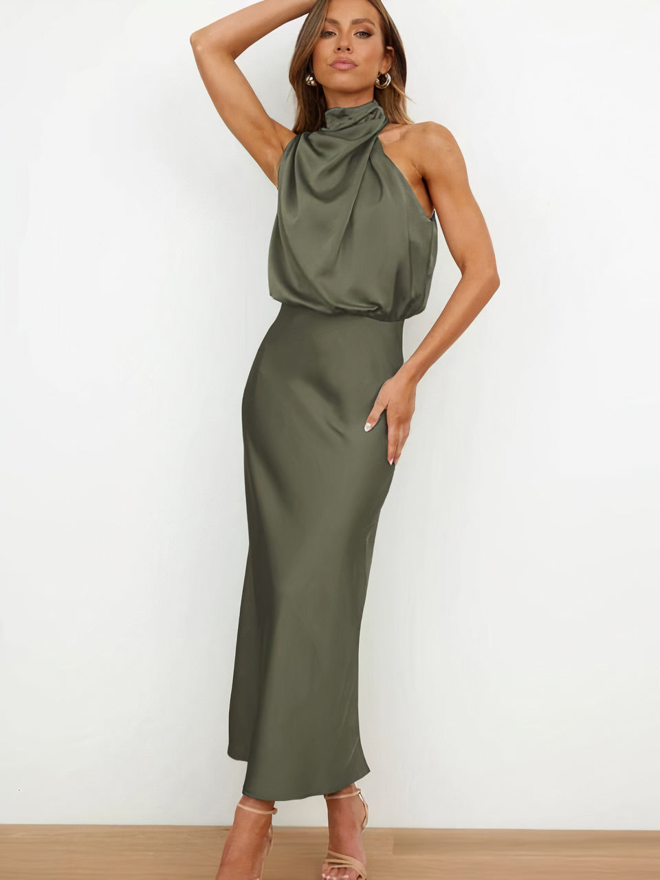 Variant image for Women's Cocktail Dress Elegant Sustainable Fabric-9