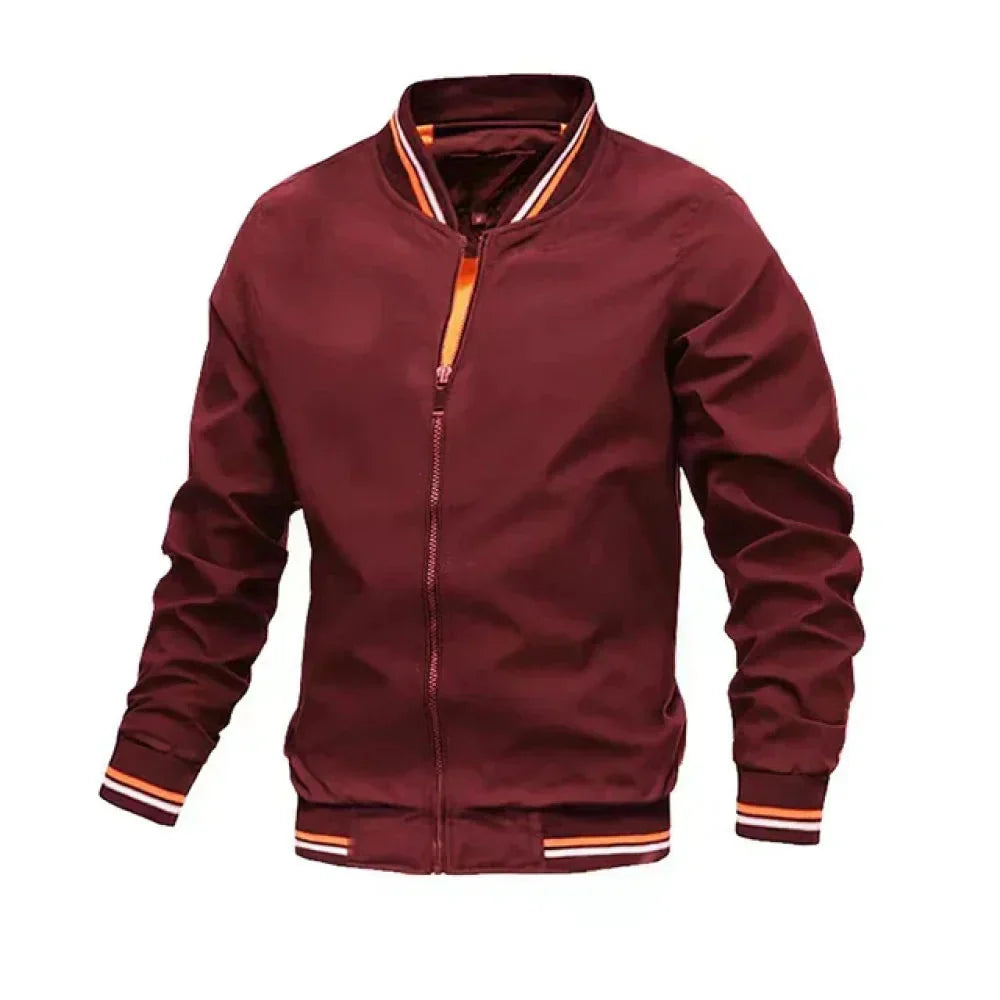 Variant image for Men's Cotton Striped Bomber Jacket-41