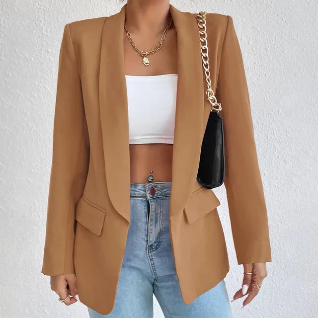 Variant image for Women's Black Blazer Polyester-24
