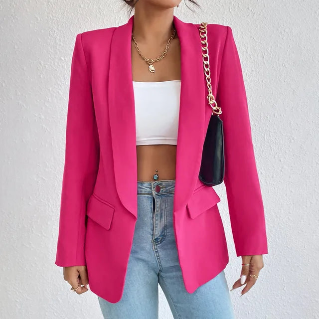 Variant image for Women's Black Blazer Polyester-59