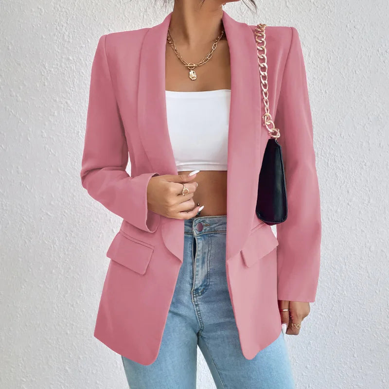Variant image for Women's Black Blazer Polyester-29